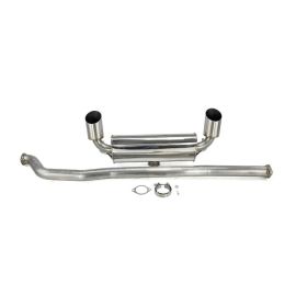 ETS Dual Exit Exhaust with V3 Quiet Muffler for Evo X
