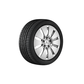 10-hole wheel, 45.7 cm (18 inch), E-Class, 245/45 R18/, vanadium silver, A21340103007X45