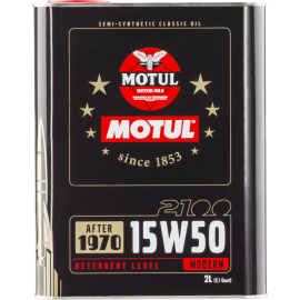 Motul 15W50 Classic 2100 Oil - 10x2L
