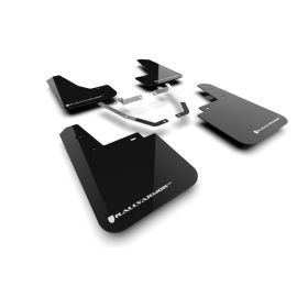 Rally Armor - 2024 Subaru Crosstrek (Wilderness Only) Black UR Mud Flap W/White Logo No Drilling Req