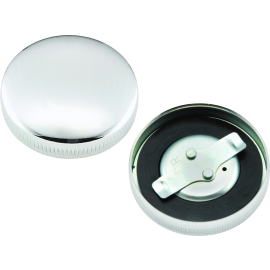 Bikers Choice 36-E73: Chrom-Gasdeckel für Fatbob Tank