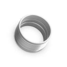 fifteen52 Super Touring Threaded Snout Anodized Silver w/Satin Clear Cover Plate