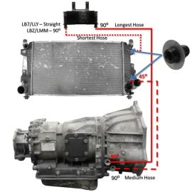 Fleece Performance 01-05 GM Duramax 6.6L LB7/LLY Allison Transmission Cooler Lines