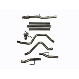 Corsa Performance Cat-Back выхлопная система 5.3L для Chevrolet Silverado/GMC Sierra 2019+, спорт уровень звука, без насадок.