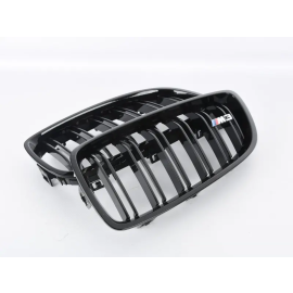 Genuine BMW Competition Gloss Black Kidney Grilles for M3/M4 F80/F82