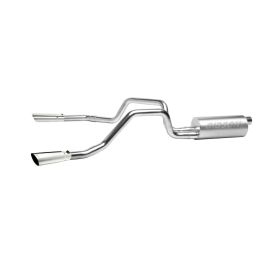 Gibson 00-03 Chevrolet S10 Base 4.3L 1.75in Cat-Back Dual Split Exhaust - Aluminized