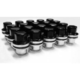 Land Rover Defender (2020+) - Genuine Alloy Wheel Nut/Bolts (20 pcs) [Black]