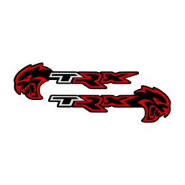 Hellcat TRX Badge / Emblem (Pair)