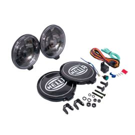 Hella 500 Series 12V Black Magic Halogen Driving Lamp Kit