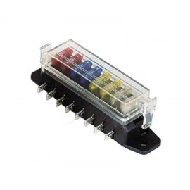 Hella 8-Way Lateral Single Fuse Box
