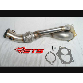 ETS Рециркуляционный даунпайп для Mitsubishi EVO X 2008-2016 | Extreme Turbo Systems | Высокопоточный, удобный монтаж, оригинальное место для датчика O2