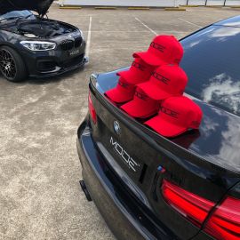 ✯✯✯✯✯ Ltd. Edition 1/100 A-Frame Snapback Red w. Black Logo