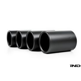 «Выхлопные насадки IND F87 M2 матовый черный, BMW F87 M2, стильный дизайн, замена оригинала»