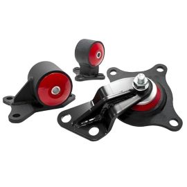 Innovative 01-05 Civic D-Series Black Steel Mounts 75A Bushings