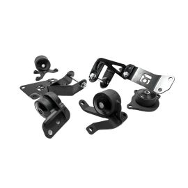 Innovative 01-05 Civic K-Series Black Steel Mounts 75A Bushings (Not K24 Trans)