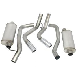JBA 01-06 Chevrolet Silverado 2500/3500 HD 6.0/8.1L 409SS Pass Side Dual Exit Cat-Back Exhaust