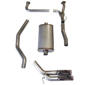 JBA 04-20 Nissan Titan 5.6L 304SS Pass Side Dual Exit Cat-Back Exhaust