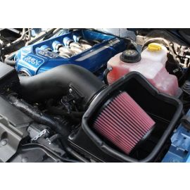 JLT 11-14 Ford F-150 5.0L Black Textured Cold Air Intake Kit w/Red Filter - Tune Req