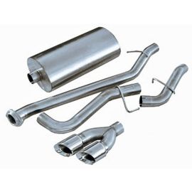 Corsa Performance Выходной Глушитель Cat-Back с Двойным 4-дюймовым Советом Спортивный Звук 4.8L/5.3L для GMC Sierra 1500, Chevrolet Silverado 1500