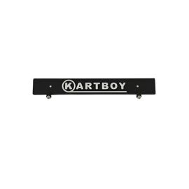 Kartboy Front License Plate Delete - Black