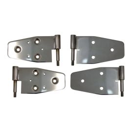 Kentrol 03-06 Jeep Wrangler TJ Door Hinge Set of 4 Pieces Polished