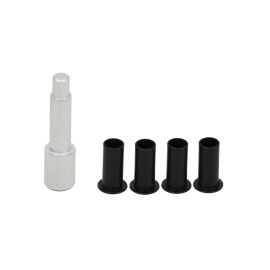 Kentrol 07-18 Jeep Wrangler JK Door Hinge Liners 2 Door - Textured Black