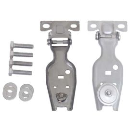 Kentrol 07-18 Jeep Wrangler JK Liftgate Hinge Pair Bare Grey