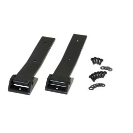 Kentrol 07-18 Jeep Wrangler JK Tailgate Hinge Pair - Powdercoat Black