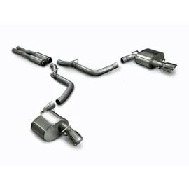 Corsa Performance Dual Rear Exit Cat-Back with 4.0 Inch Tips - Xtreme Sound Level