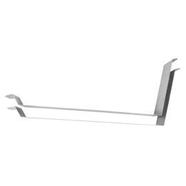 Flat roof frame construction set for 2 solar panels