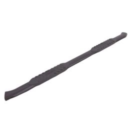 Lund 01-13 Chevy Silverado 1500 Crew Cab 5in. Oval Curved Steel Nerf Bars - Black