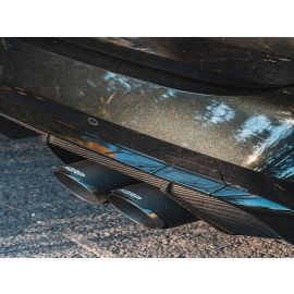 21+ BMW M4 G82 M3 G80 MBRP Quad Exit Axle-Back Exhaust with Carbon Fiber Tips