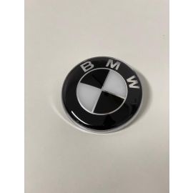 Exon BMW Style Stealth Black / White Trunk Badge Emblem for BMW 1 2 3 4 5 6 7 8-Series 1M M2 M3 M4 M5 M6 M8