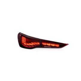 Luminosa GTS / CS Style OLED V2.0 Sequential Tail Light Red Clear for BMW M4 G82 & 4 Series G22 G23 G26 420i 430i M440i