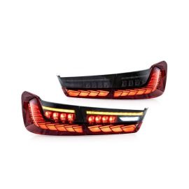 Luminosa GTS / CS Style OLED V2.0 Sequential Tail Light Red Clear for BMW M3 G80 & 3 Series G20 320i 330i M340i