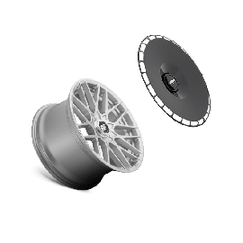 Rotiform 18' AeroDisc Black (Suit LAS-R RSE)