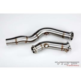 VRSF 3" Cast Catless Downpipes for S55 BMW M3 F80 M4 F82 M2 Competition F87