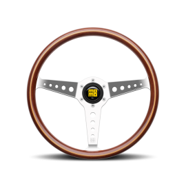 Momo California Wood Steering Wheel 360 mm - Mahogany Wood/Pol Spokes