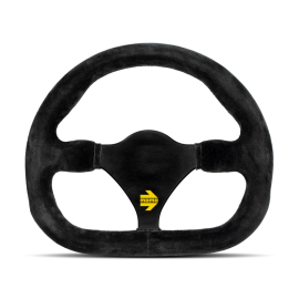 Momo MOD27 Steering Wheel 290 mm - Black Suede/Black Spokes