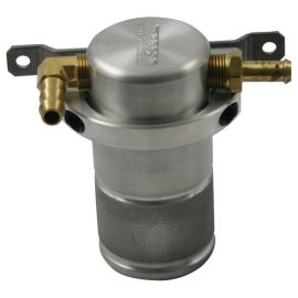 Moroso 90-05 Mazda Miata Air/Oil Separator Catch Can - Small Body - Billet Aluminum