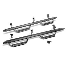 N-Fab 2022 Toyota Tundra Crew Max Cab All Beds SRW Predator Pro Steps Textured Black w/o Bed Access