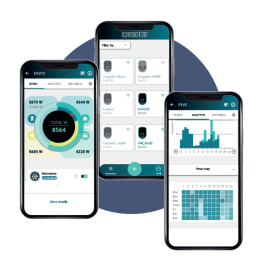 Orbis Viaris Combi+ 22 kW | fase 3 - 32A | 2x type 2 socket | double wallbox