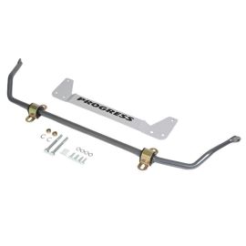 Progress Tech 04-05 Honda Civic/Si Rear Sway Bar (22mm) Incl Chassis Brace