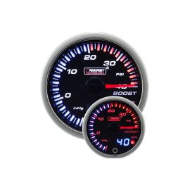 Prosport 52mm JDM Electrical Boost Gauge -30vac to 40 PSI (216JDMBO-R.PSI)