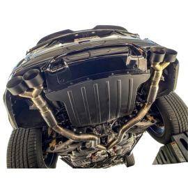 PÜRR 3' Titanium Exhaust w/ Ti X-Pipe Jeep Grand Cherokee SRT, Trackhawk