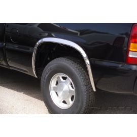 Putco 00-06 Chevrolet Suburban - Full w/o Fender Flares - 1.5in Wide Stainless Steel Fender Trim