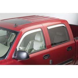Putco 10-20 RAM 2500/3500 - Quad Cab (Set of 4) Element Chrome Window Visors