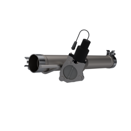 QTP 09-18 Ram 1500 3in 304SS Aggressor Cutout Mid Pipe