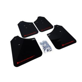 Rally Armor 02-07 Subaru WRX/STI/RS/2.5i (Wagons Req. Mod.) Black UR Mud Flap w/ Red Logo