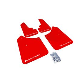 Rally Armor 03-08 Subaru Forester Red UR Mud Flap w/ White Logo
